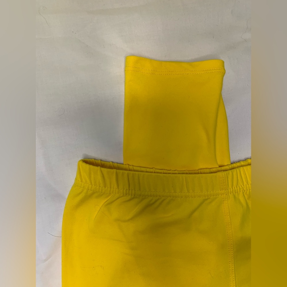 One size legging depot yellow leggings - worn once - super soft! - Picture 5 of 7